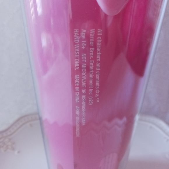 Harry Potter "Happee Birthdae Harry" Cake Pink Travel Tumbler 26 oz. - Picture 4 of 10